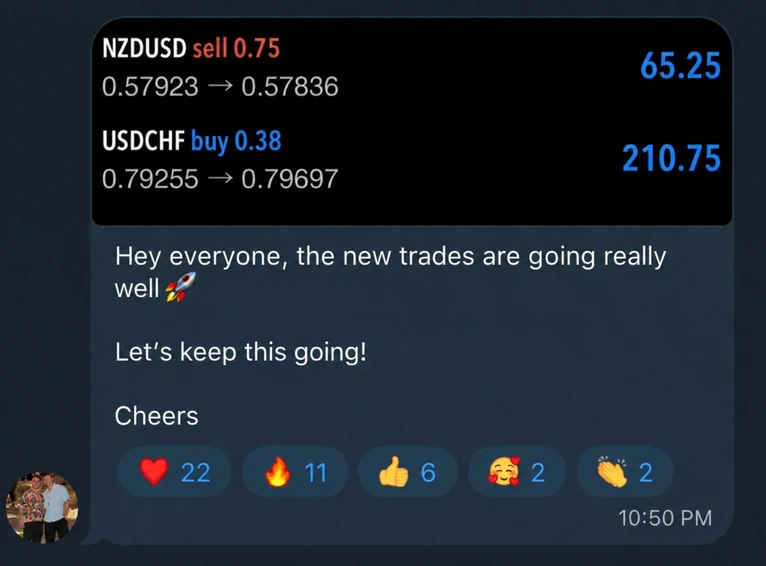 Trading result $210