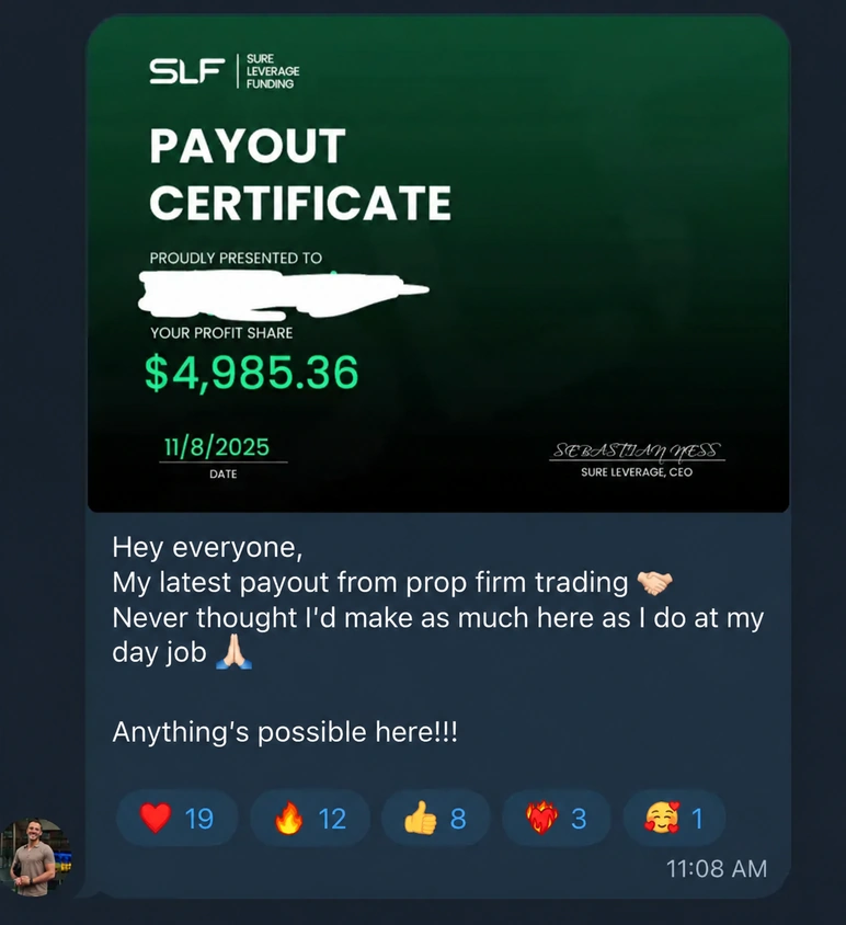 Payout Certificate $4,985