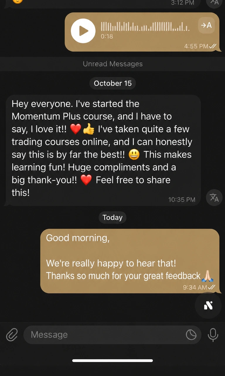 Community feedback: best course